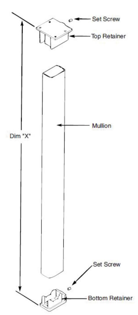 ASSA ABLOY ACCENTRA M200(F) and Corbin Russwin CR972(A), CR910A Mullions Installation Instructions_MEMN10 image on page 1
