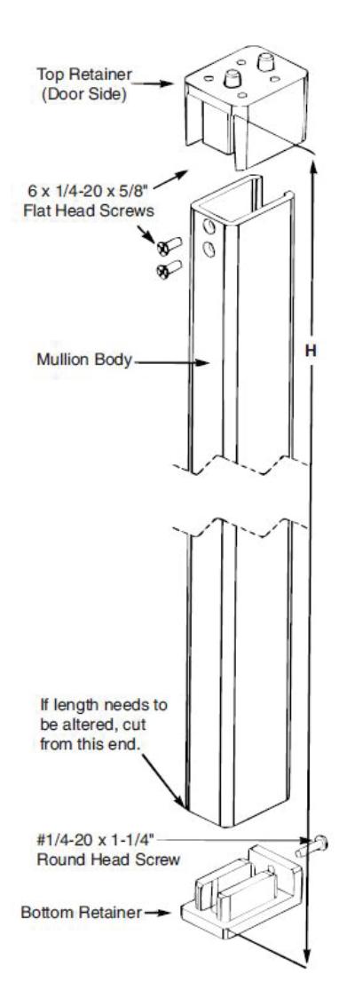 ASSA ABLOY ACCENTRA M200FWS and Corbin Russwin FE772A, FE708A Mullions Installation Instructions_MEMN12 image on page 1