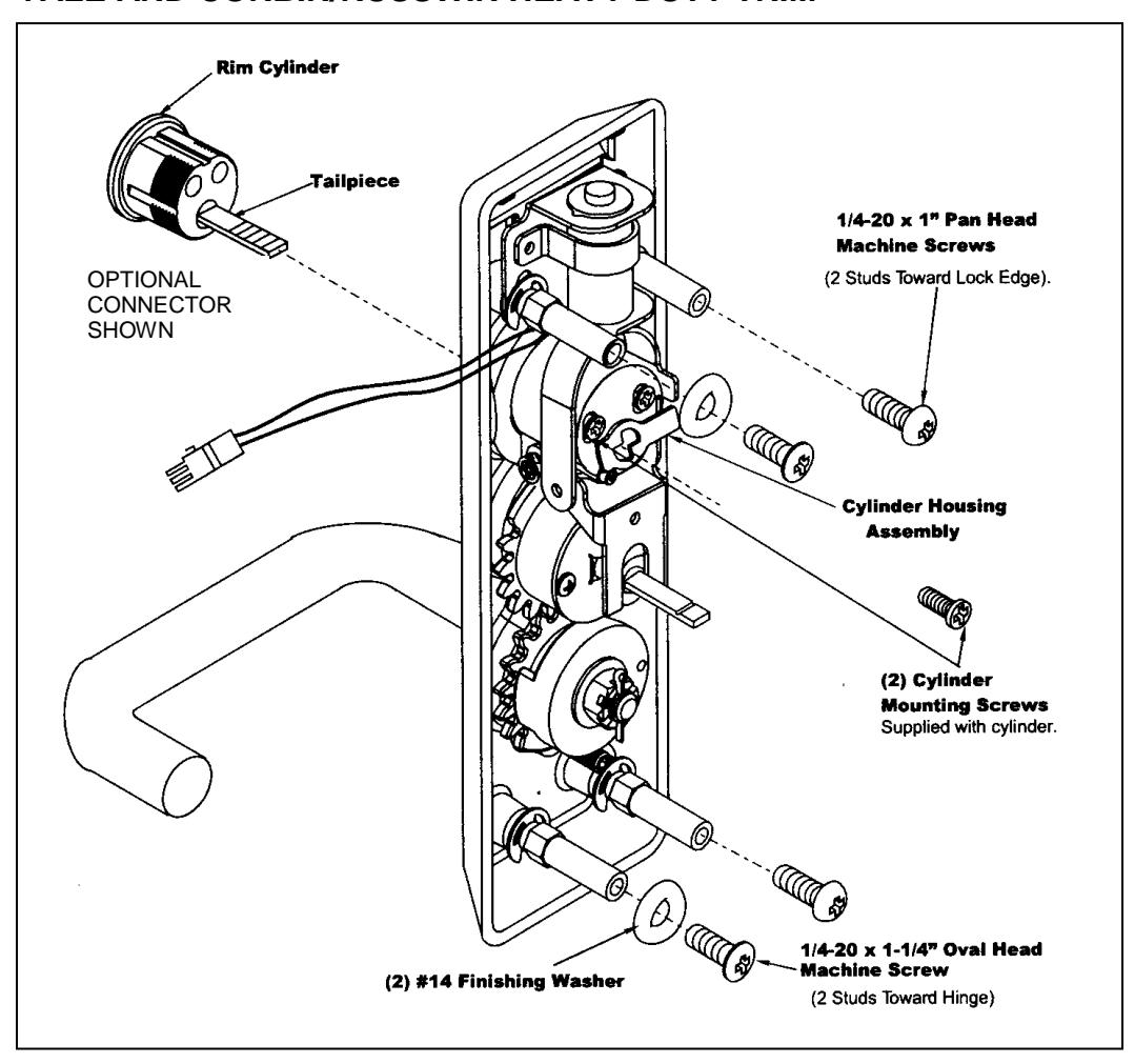 Corbin 955 and Yale 626F Heavy Duty Trim Electric Control Installation Instructions image on page 2