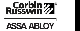 Corbin Russwin 3357T Auxiliary Control used with ED3457 Pull Trim for ED3000 Series ED3400 Wide Stile VR Install…_FM375 image