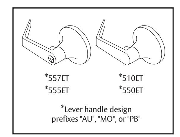 Corbin Russwin 510ET, 555ET, 557ET, and 550ET Trim for ED2000 Series Wide Stile Rim, CVR, SVR Wood Door Template_T31268 image