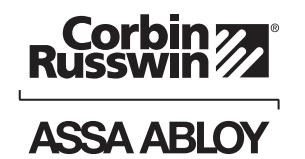 Corbin Russwin 800PT & 900PT Freewheeling Lever Handle with Exit Device Spindle Interaction for PED4000 and PED5…_FM606 image