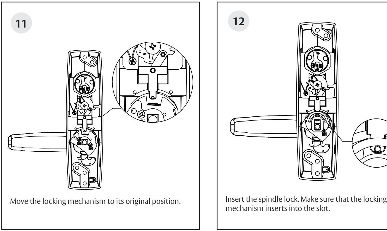 Corbin Russwin 800PT & 900PT Freewheeling Lever Handle with Exit Device Spindle Interaction for PED4000 and PED5…_FM606 image