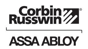 Corbin Russwin 800PT & 900PT Freewheeling Lever Handle with Exit Device Spindle Interaction for PED4000 and PED5…_FM606 image