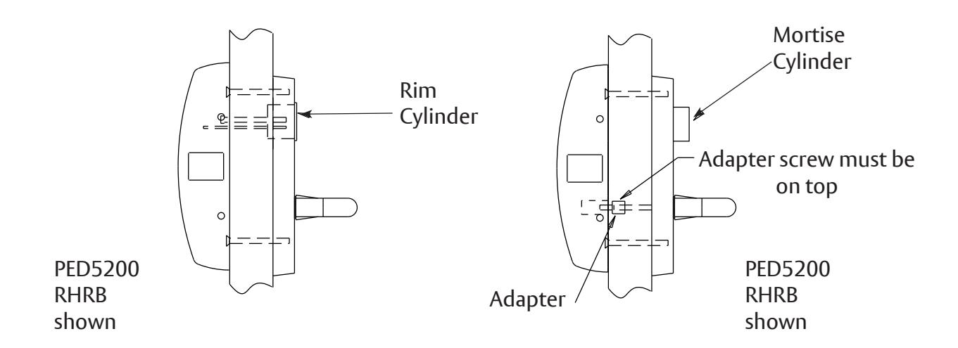 Corbin Russwin 800PT & 900PT Freewheeling Lever Handle with Exit Device Spindle Interaction for PED4000 and PED5…_FM606 image