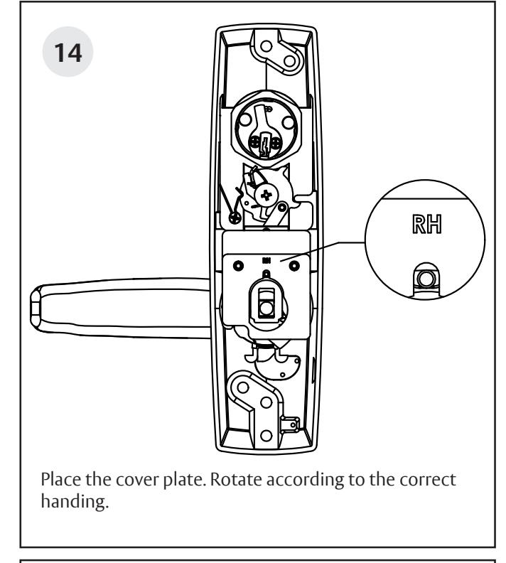 Corbin Russwin 800PT & 900PT Freewheeling Lever Handle with Exit Device Spindle Interaction for PED4000 and PED5…_FM606 image