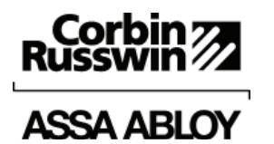 Corbin Russwin 800PT & 900PT Lever Handle with Exit Trim Spindle Interaction for PED4000 and PED5000 Series Narr…_FM605 image