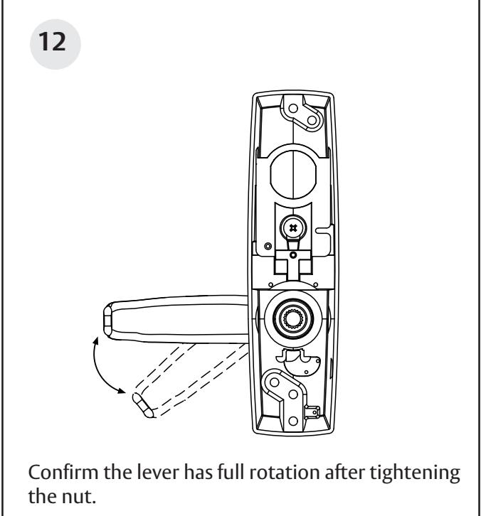 Corbin Russwin 800PT & 900PT Lever Handle with Exit Trim Spindle Interaction for PED4000 and PED5000 Series Narr…_FM605 image