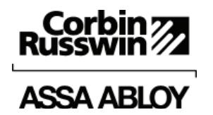 Corbin Russwin 800PT & 900PT Lever Handle with Exit Trim Spindle Interaction for PED4000 and PED5000 Series Narr…_FM605 image