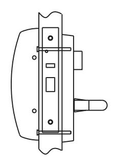 Corbin Russwin 800PT & 900PT Lever Handle with Exit Trim Spindle Interaction for PED4000 and PED5000 Series Narr…_FM605 image