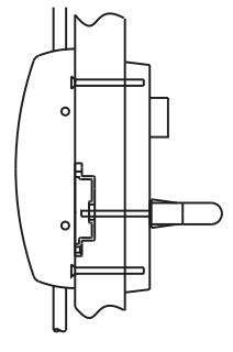 Corbin Russwin 800PT & 900PT Lever Handle with Exit Trim Spindle Interaction for PED4000 and PED5000 Series Narr…_FM605 image