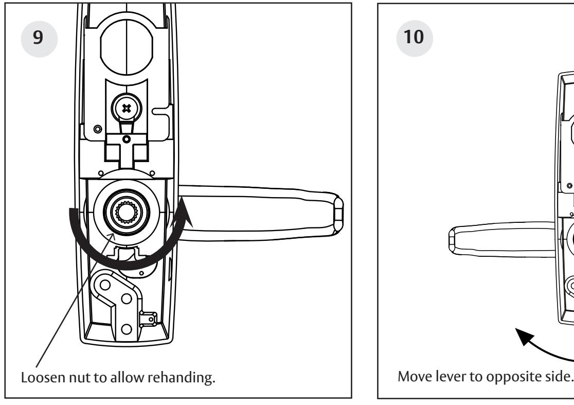 Corbin Russwin 800PT & 900PT Lever Handle with Exit Trim Spindle Interaction for PED4000 and PED5000 Series Narr…_FM605 image