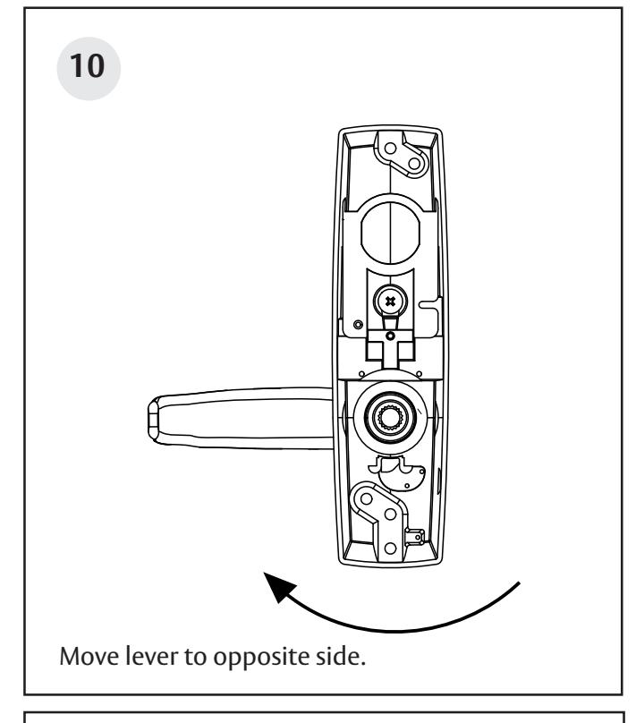 Corbin Russwin 800PT & 900PT Lever Handle with Exit Trim Spindle Interaction for PED4000 and PED5000 Series Narr…_FM605 image
