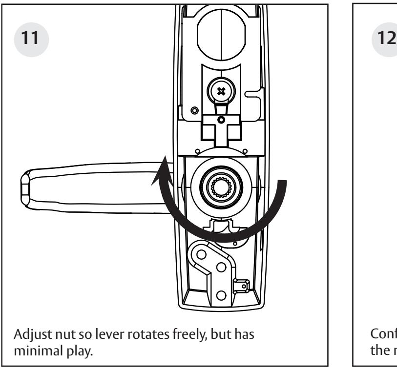 Corbin Russwin 800PT & 900PT Lever Handle with Exit Trim Spindle Interaction for PED4000 and PED5000 Series Narr…_FM605 image