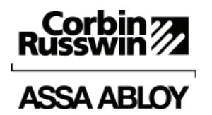 Corbin Russwin 800PT & 900PT Lever Handle with Exit Trim Spindle Interaction for PED4000 and PED5000 Series Narr…_FM605 image