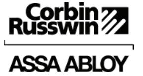 Corbin Russwin 800PT & 900PT Lever Handle with Exit Trim Spindle Interaction for PED4000 and PED5000 Series Narr…_FM605 image