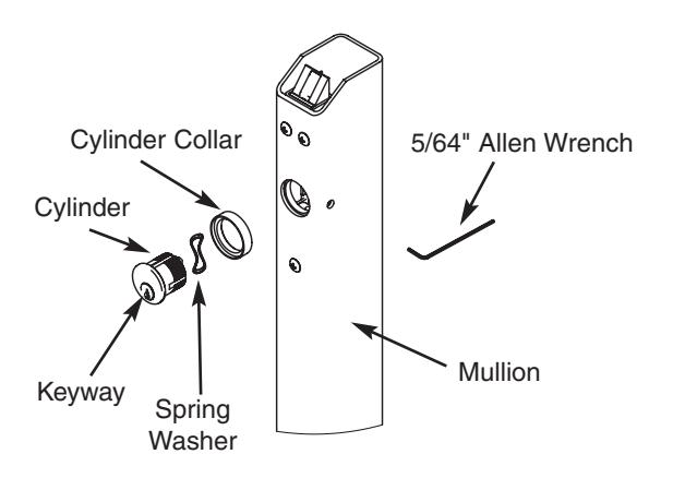Corbin Russwin 907BKM, 908BKM, and 910KM Mullions for PED4000 and PED5000 Series Narrow and Wide Stile Installat…_FM278 image