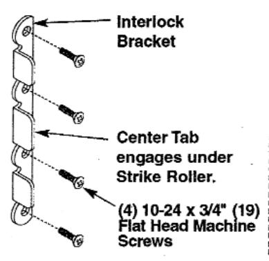 Corbin Russwin 907BKM, 908BKM, and 910KM Mullions for PED4000 and PED5000 Series Narrow and Wide Stile Installat…_FM278 image