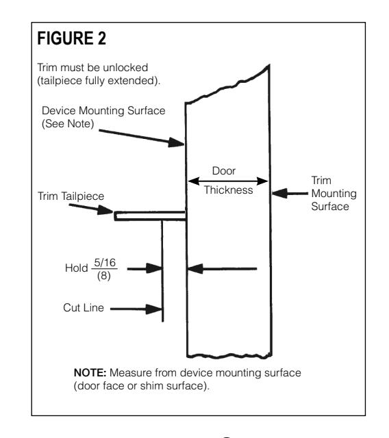 Corbin Russwin 9903 and 9905 Heavy Duty Electrically Controlled Trim for ED5000 Series Wide Stile Wood and Metal…_FM211 diagr