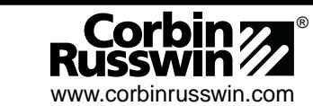 Corbin Russwin 9M55 and 9M57 Trim for ED5600 Wide Stile Mortise with IK (INTELLIKEY) Metal Door Template_T30964 diagram on pa