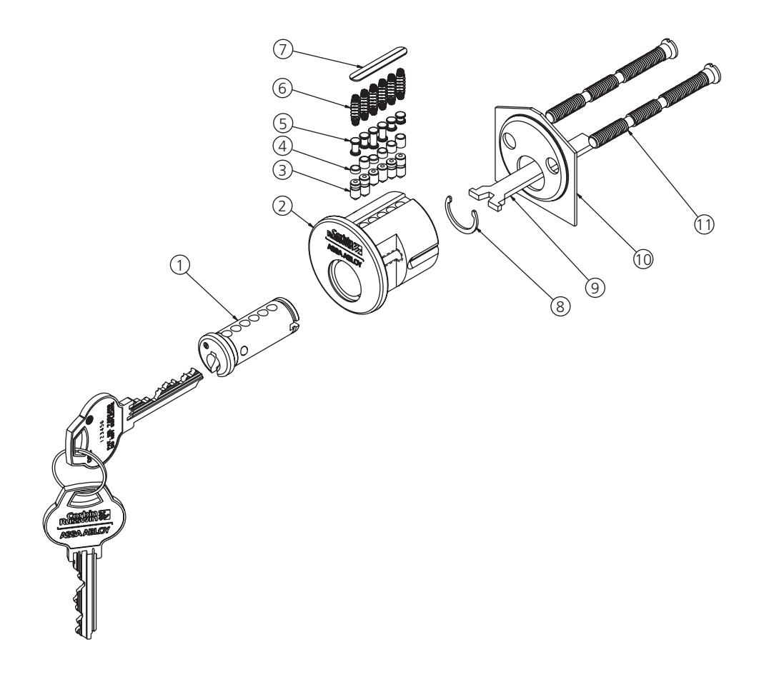 Corbin Russwin Access 3 Key Systems Technical Manual_45292 image on page 11