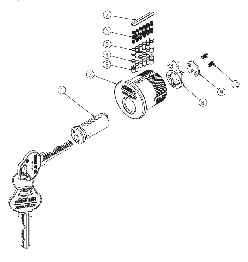 Corbin Russwin Access 3 Key Systems Technical Manual_45292 image on page 14