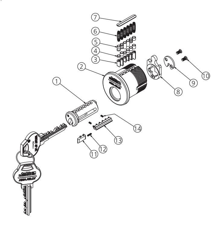 Corbin Russwin Access 3 Key Systems Technical Manual_45292 image on page 16