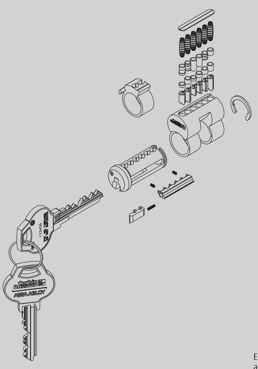 Corbin Russwin Access 3 Key Systems Technical Service Manual image on page 1