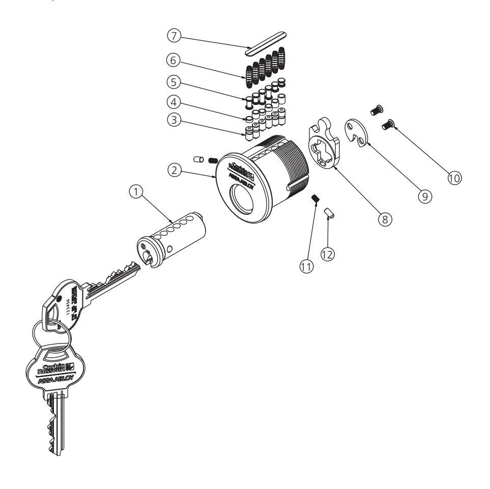 Corbin Russwin Access 3 Key Systems Technical Service Manual image on page 15