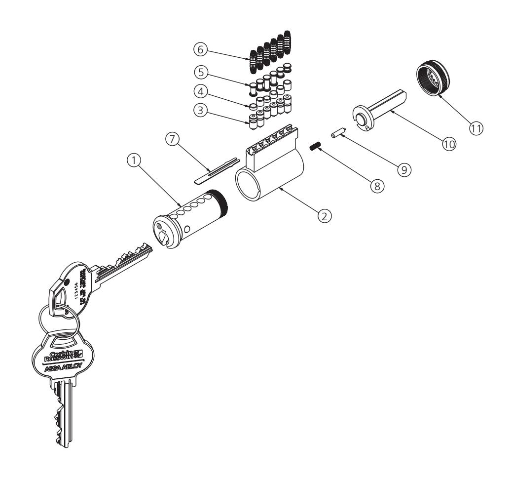 Corbin Russwin Access 3 Key Systems Technical Service Manual image on page 23