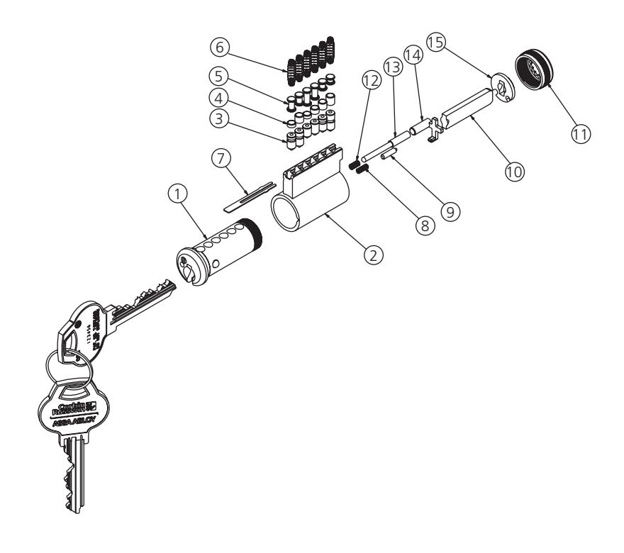 Corbin Russwin Access 3 Key Systems Technical Service Manual image on page 24