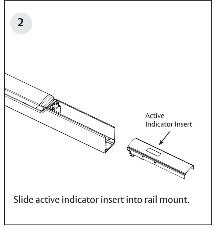 Corbin Russwin Active Indicator Retrofi t Kit for PED4000 and PED5000 Series Narrow and Wide Stile Installation …_FM802 diagr