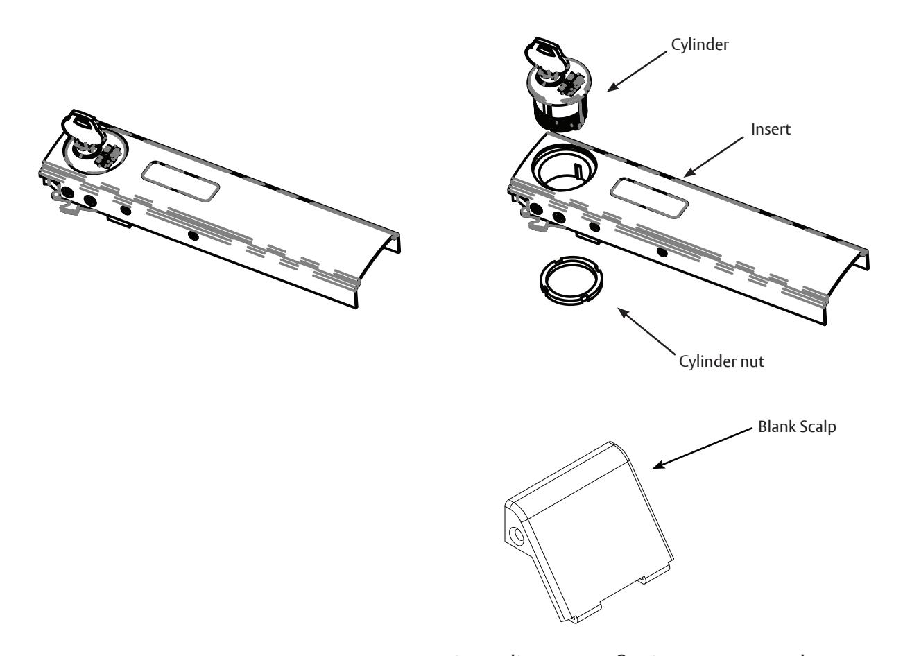 Corbin Russwin Active Indicator with Cylinder Retrofit Kit for PED4000 and PED5000 Series Narrow and Wide Stile …_FM803 image