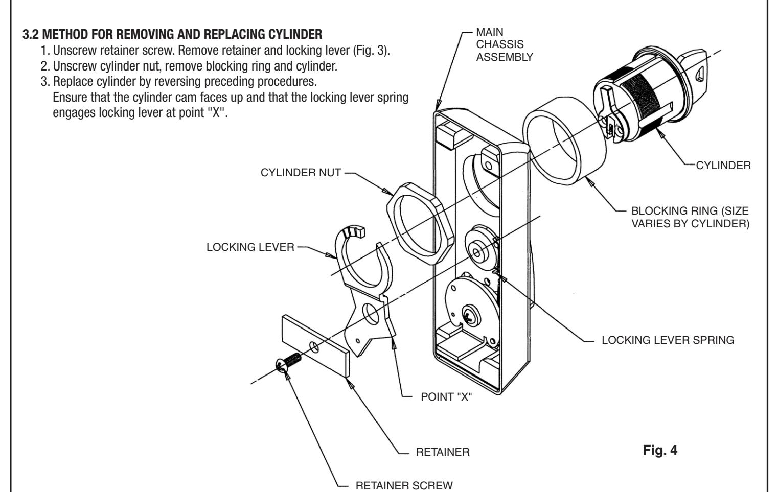 Corbin Russwin Auxiliary Control 3357T Exit Devices Installation Instructions diagram on page 2