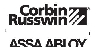 Corbin Russwin BL6600 and FE6600 Series Multi-Point Locks Installation Instructions_FM440 image on page 22