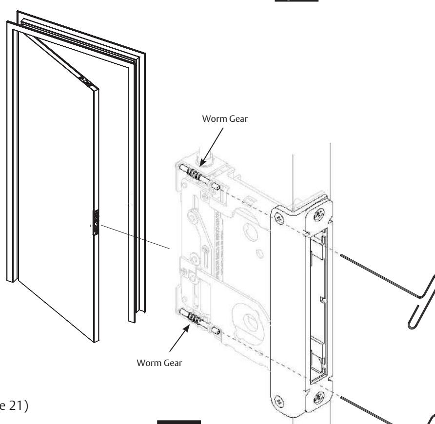 Corbin Russwin BL6600 and FE6600 Series Multi-Point Locks Installation Instructions_FM440 diagram on page 11