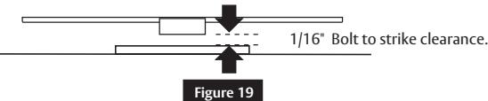 Corbin Russwin BL6600 and FE6600 Series Multi-Point Locks Installation Instructions_FM440 image on page 11