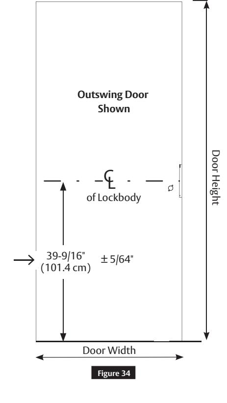 Corbin Russwin BL6600 and FE6600 Series Multi-Point Locks Installation Instructions_FM440 diagram on page 17