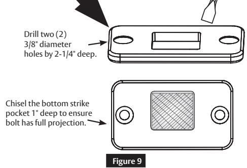 Corbin Russwin BL6600 and FE6600 Series Multi-Point Locks Installation Instructions_FM440 image on page 9