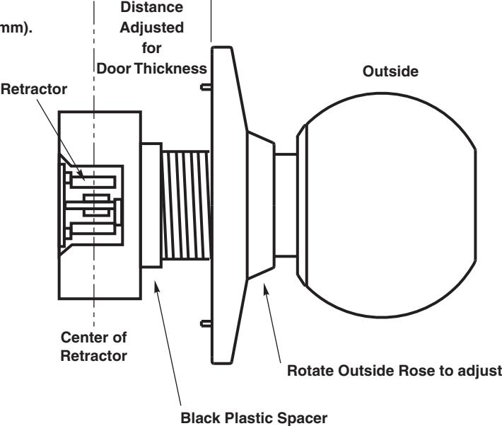 Corbin Russwin CK4300 Series Cylindrical Locks Installation Instructions_FM407 image on page 3