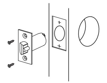 Corbin Russwin CK4300 Series Cylindrical Locks Installation Instructions_FM407 image on page 4
