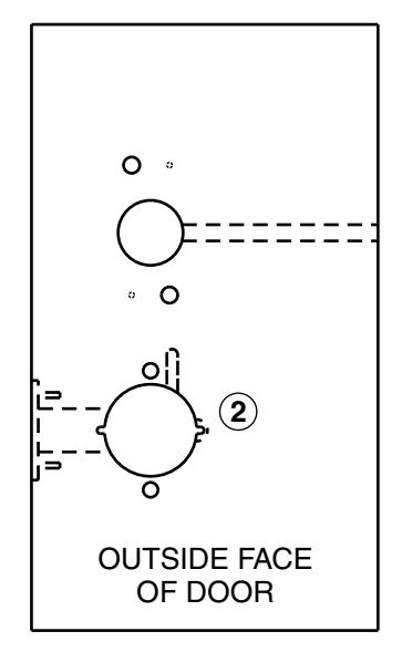 Corbin Russwin CL33600 Series Template_T31071 diagram on page 2