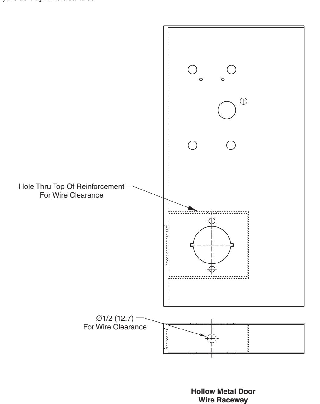Corbin Russwin CL33700 Series Template_T31168 diagram on page 2
