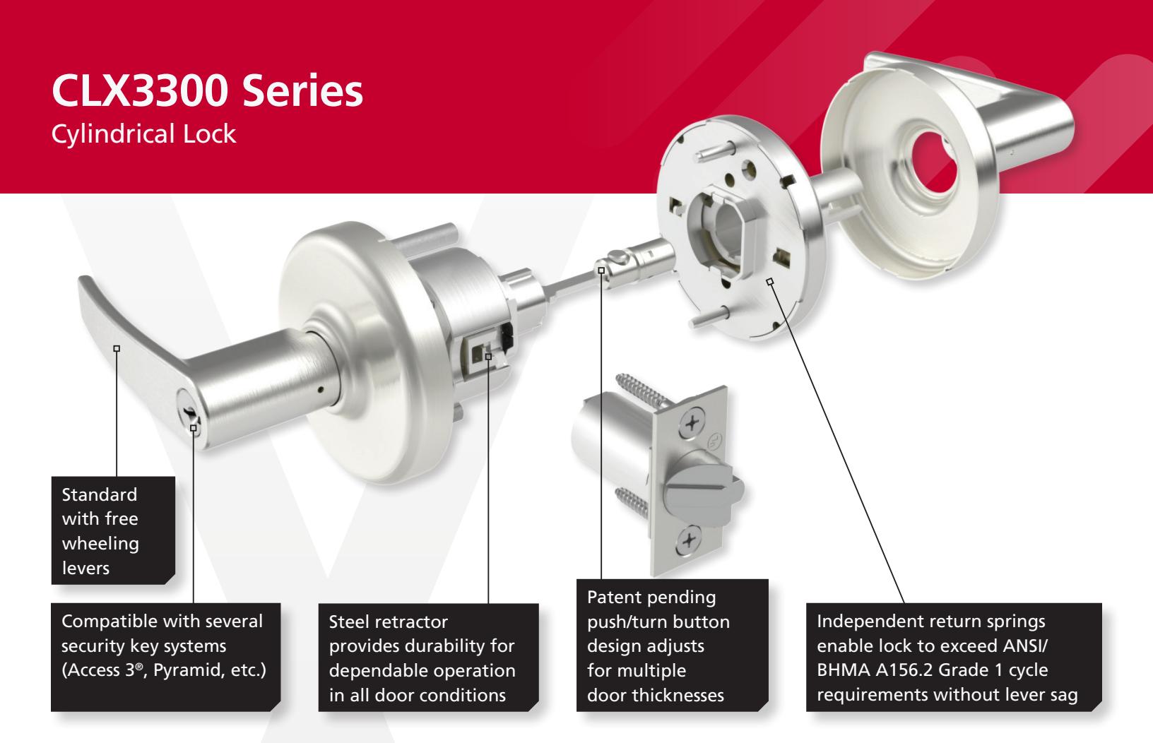 Corbin Russwin CLX3300 Sell Sheet_45636 diagram on page 2