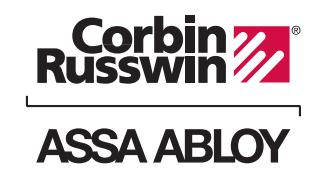 Corbin Russwin CLX3300 Series Cylindrical Locks Installation Instructions (French) image on page 1