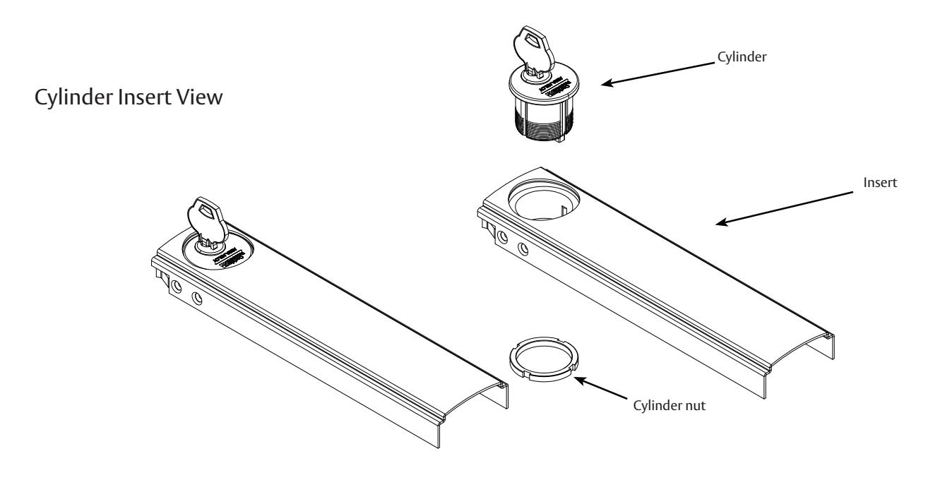 Corbin Russwin Cylinder Dogging for PED4000 and PED5000 Series Narrow and Wide Stile Installation Instructions_FM611 image on