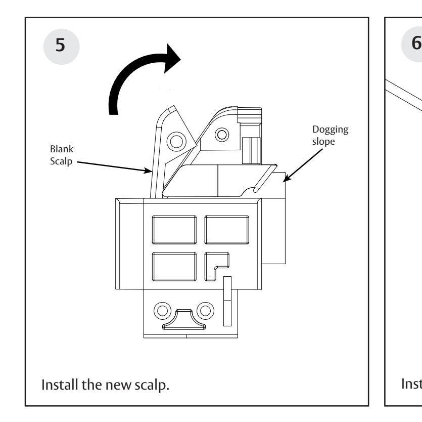 Corbin Russwin Cylinder Dogging for PED4000 and PED5000 Series Narrow and Wide Stile Installation Instructions_FM611 image on