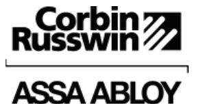 Corbin Russwin Cylinder Dogging for PED4000 and PED5000 Series Narrow and Wide Stile Installation Instructions_FM611 image on