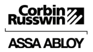 Corbin Russwin Cylinder Dogging for PED4000 and PED5000 Series Narrow and Wide Stile Installation Instructions_FM611 image on