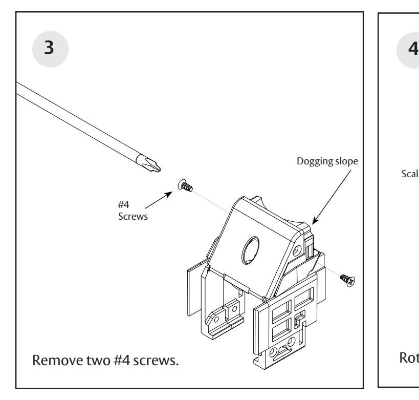 Corbin Russwin Cylinder Dogging for PED4000 and PED5000 Series Narrow and Wide Stile Installation Instructions_FM611 image on